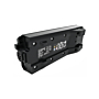 foto van de Bosch PowerPack 500 Active 36V 13.4Ah fietsbatterijwaar je de onderkant vanaf de zijkant kan zien