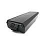foto van de Bosch PowerPack 500 Active 36V 13.4Ah fietsbatterij vanaf de achterkant waar je de plug-in kan zien die de accu in gaat voor de aansluiting