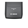 close-up van de Bosch PowerPack 500 Active 36V 13.4Ah fietsbatterij vanaf de bovenkant ingezoomd op het bosch logo