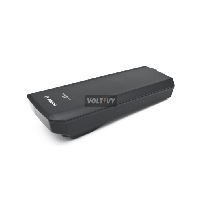 foto vanaf de zijkant van de Bosch PowerPack 500 Active 36V 13.4Ah fietsbatterij