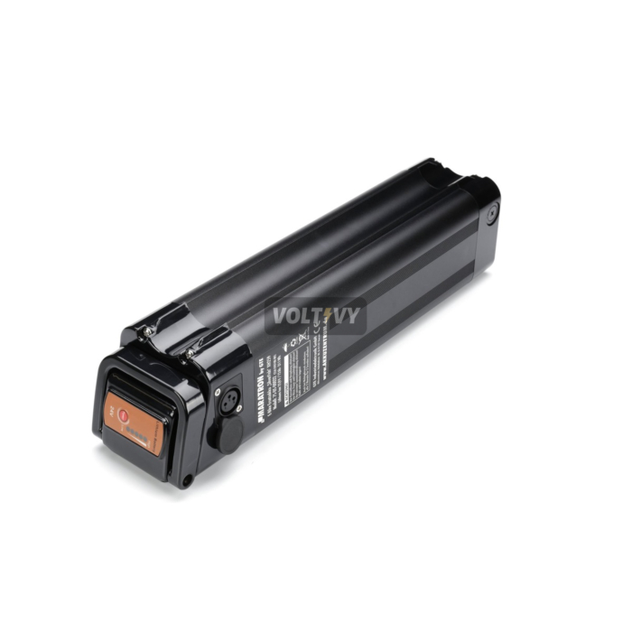 Phylion XH259-10J Silverfish 24V 12Ah compatibel fietsbatterij (zwart)